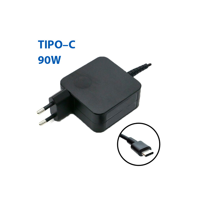 CARGADOR USB TIPO C USB-C 90W 5V-3A 5.2V-2.4A 9V-3A 12V
