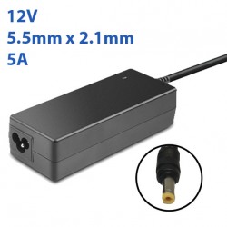 CARGADOR 12V 5A 5.5mmX2.1mm...